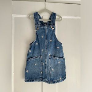 BabyGap - Denim Overall Dress - 2T - Like new condition!